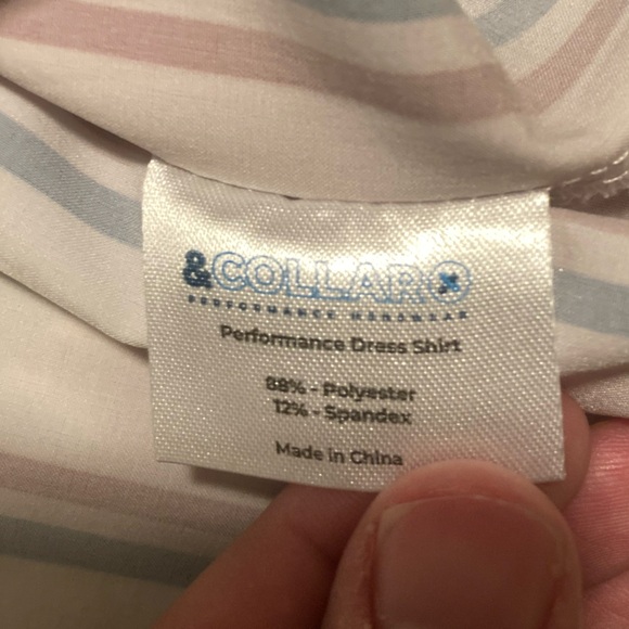 &Collar Short Sleeve Button Down L - Picture 6 of 7